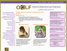 Tablet Screenshot of oclf.ca